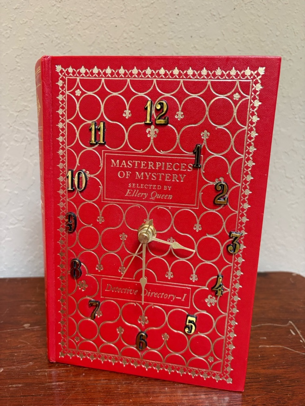 Vintage Book Clock